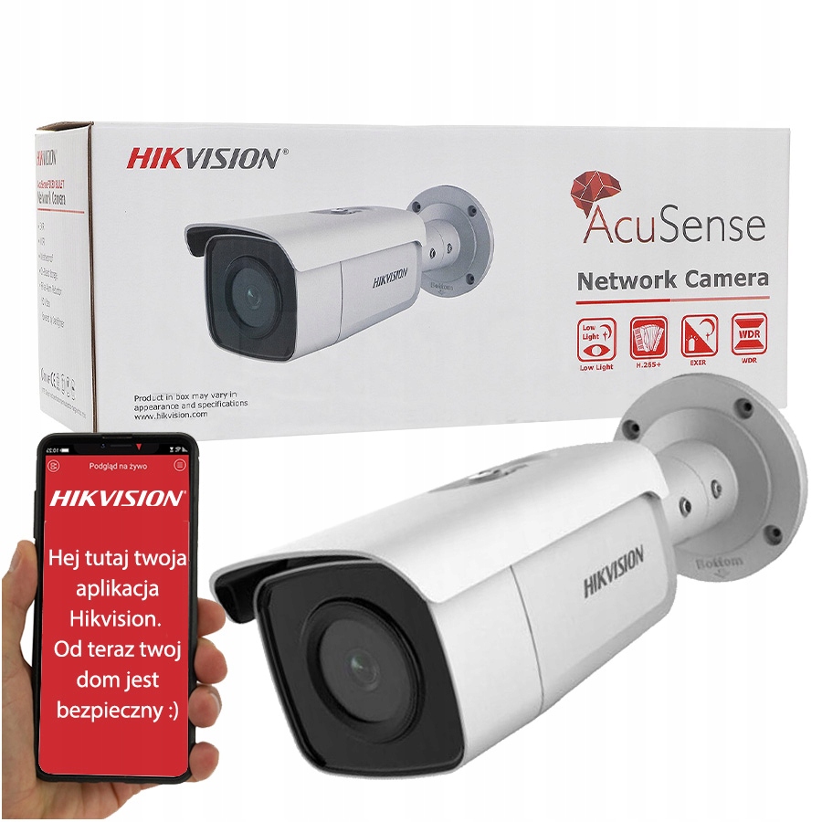 Kamera IP Hikvision DS-2CD2T86G2-4I(4mm) 8Mpx AcuSense Kod producenta DS-2CD2T86G2-4I(4mm)