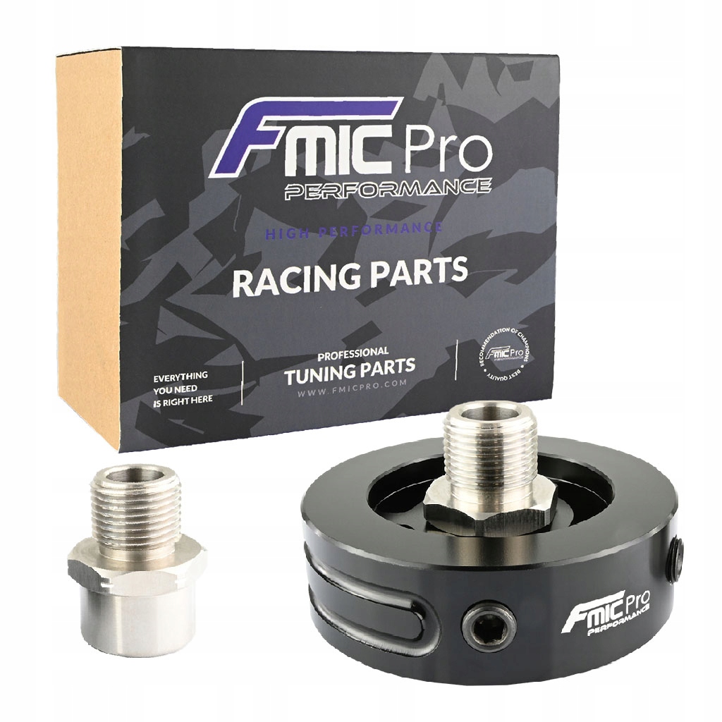 Podstavec olejového filtru, adaptér pro senzory Fmic. Pro Big Plate 2x 1/8 Npt