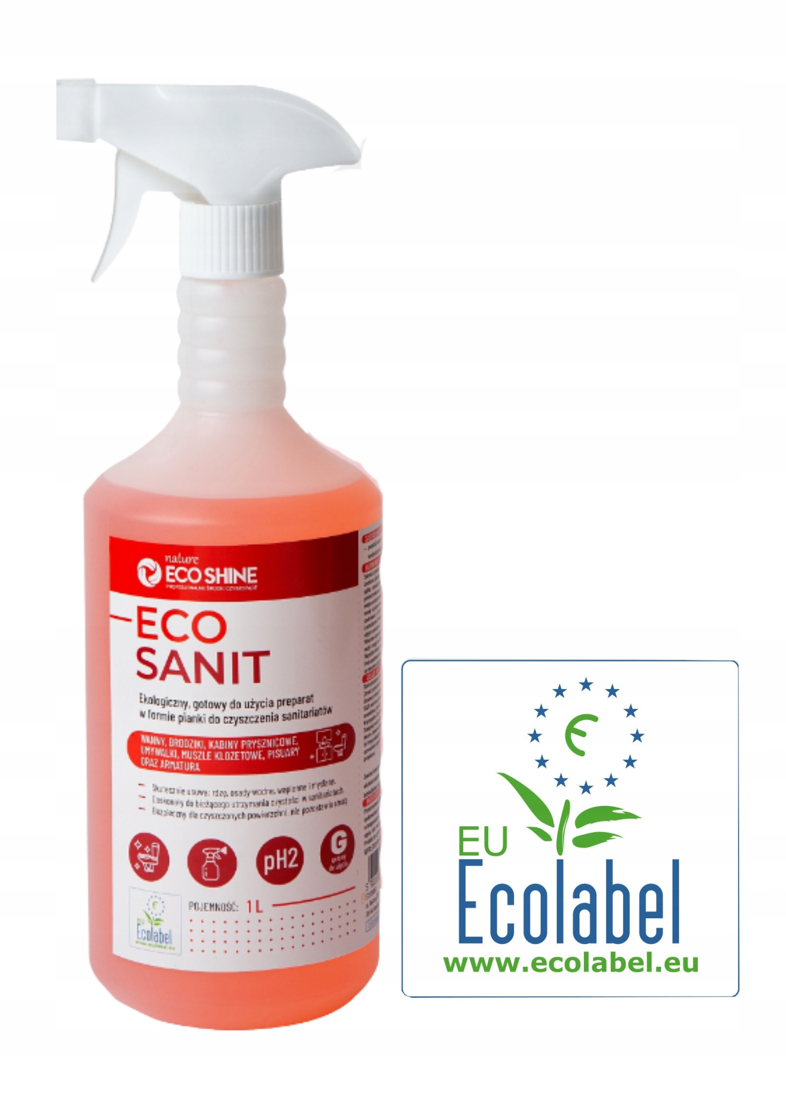 

Eco Shine Sanit Shine Pianka Do Łazienki 1L