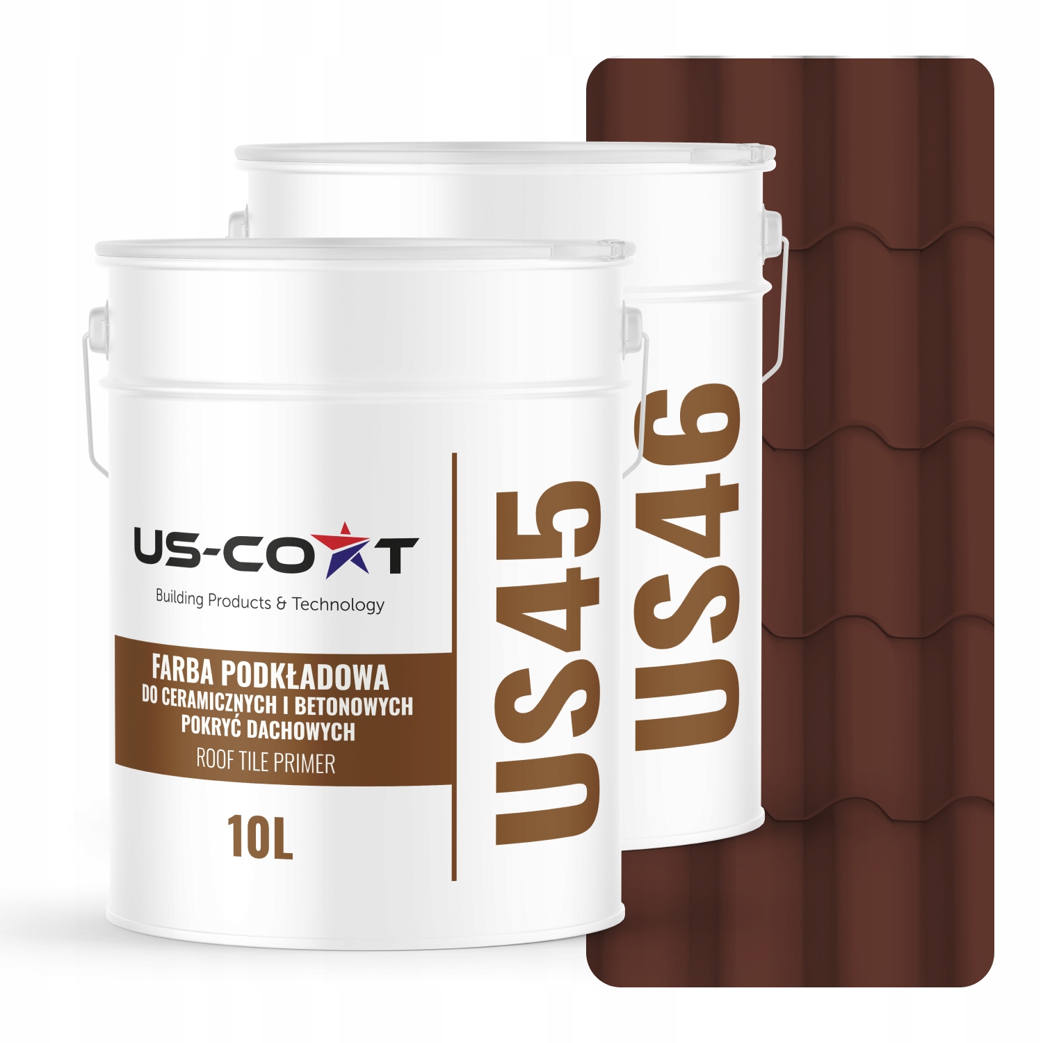 Farba Na Keramické Strešné Krytiny Základný Náter Červenohnedá RAL8012 74m2 Satén