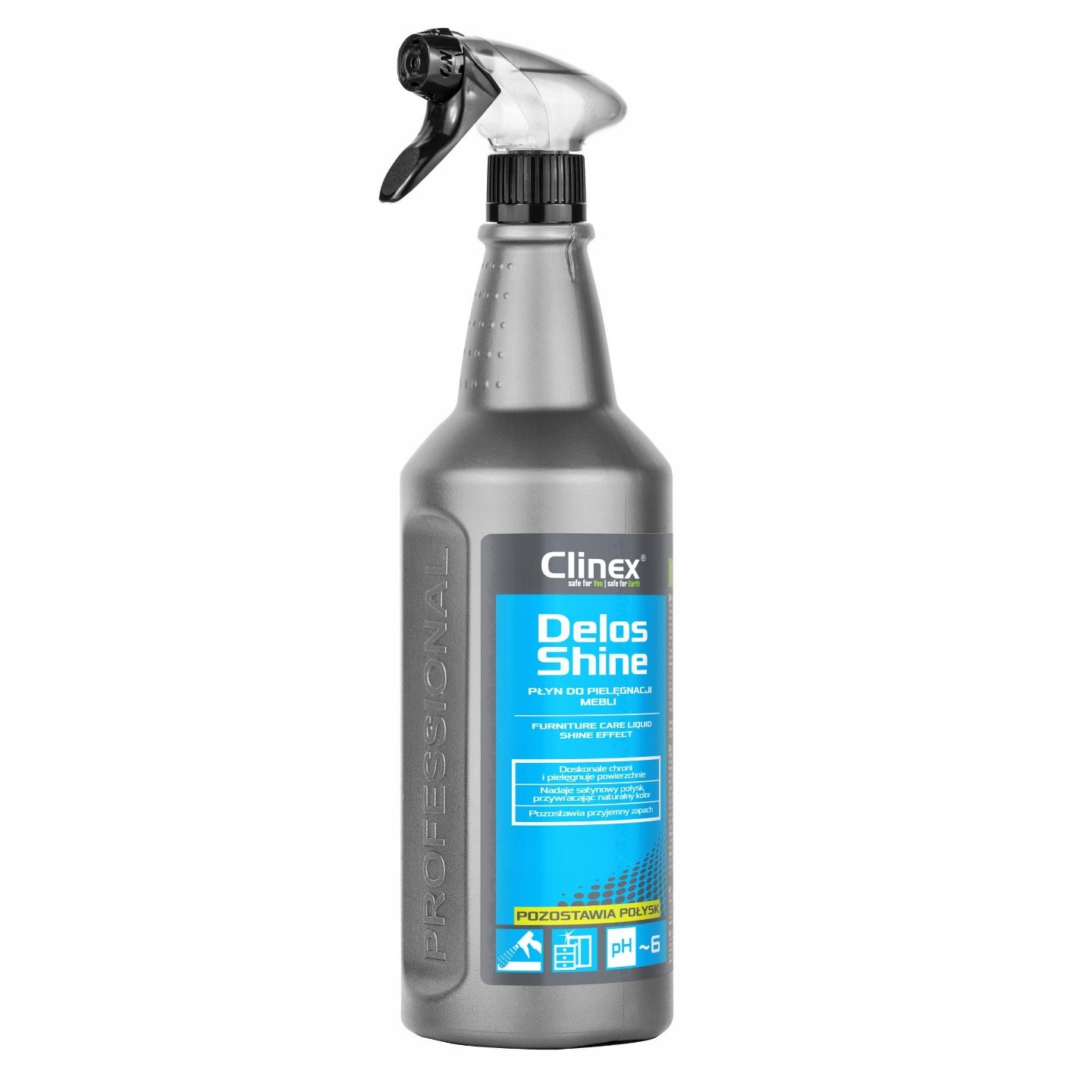 

Płyn do Mycia Mebli Clinex Delos Shine 1L