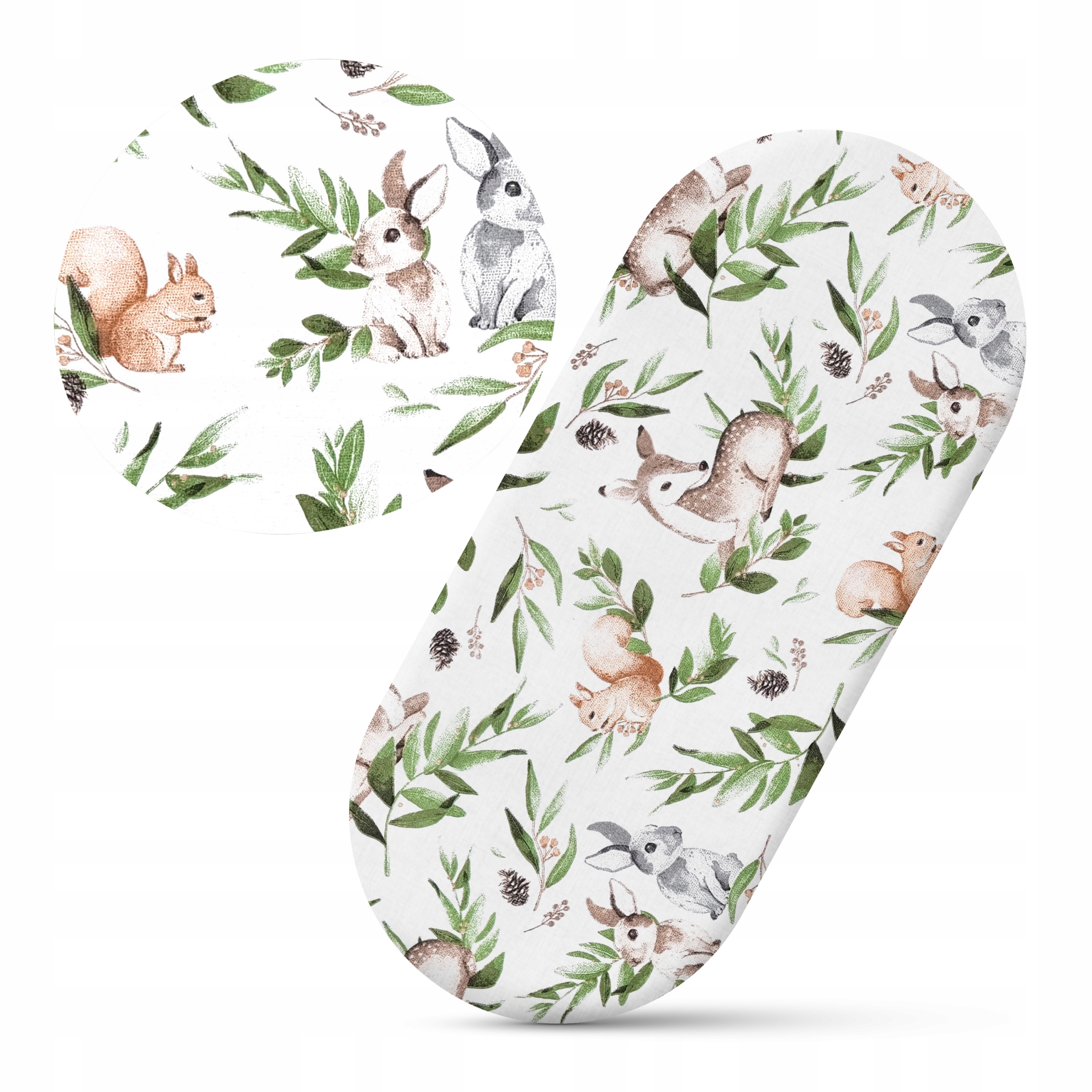 PRZEŚCIERADŁO DO GONDOLI wózka DO KOŁYSKI Z GUMKĄ 80x40 BAWEŁNA 100% Bubi