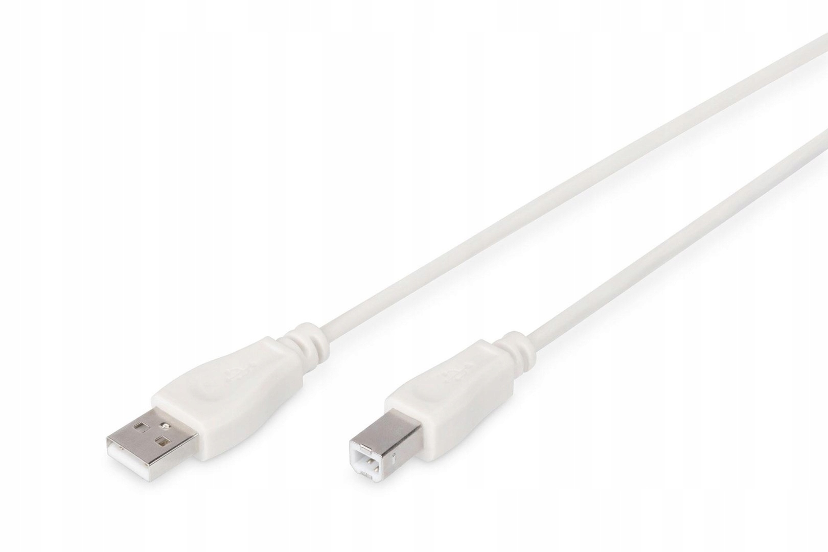 Kabel drukarkowy DIGITUS USB 2.0 A/M - B/M, 3m beżowy