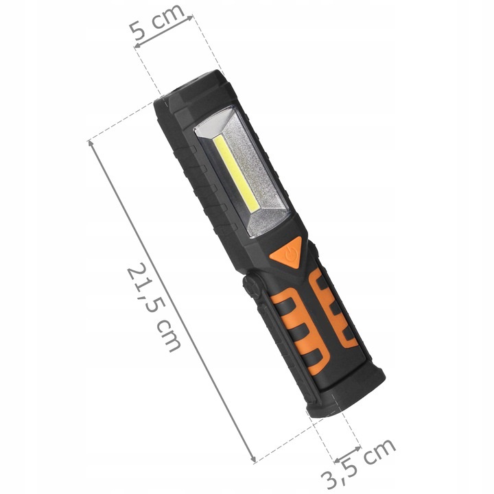 LATARKA LED AKUMULATOROWA 3w1 HAK + MAGNES + USB Kod producenta WL-4