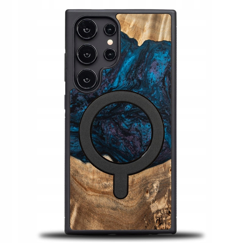 Pouzdro Bewood Unikátní pro Samsung Galaxy S24 Ultra Planety Neptun s MagSafe