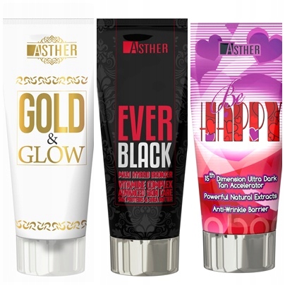 Kosmetyki do opalania w solarium. Asther Tuby