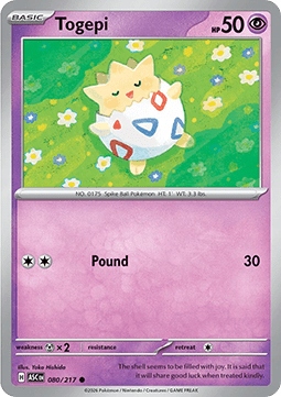 Ascended Heroes 080/217 Togepi