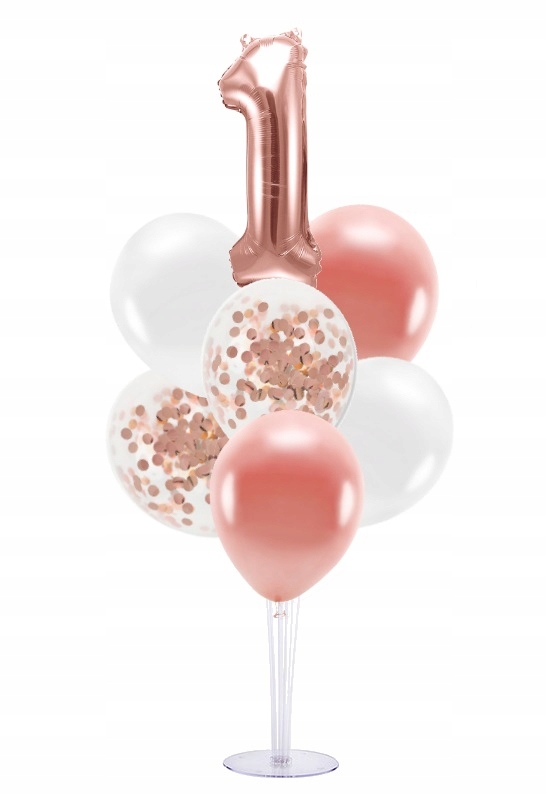 

Stojak na balony balon cyfra 1 ozdoby na roczek