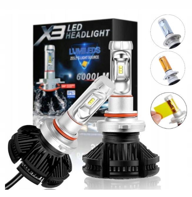 

Żarówki Led H7 12000lm Mocne Diody V8 Komplet