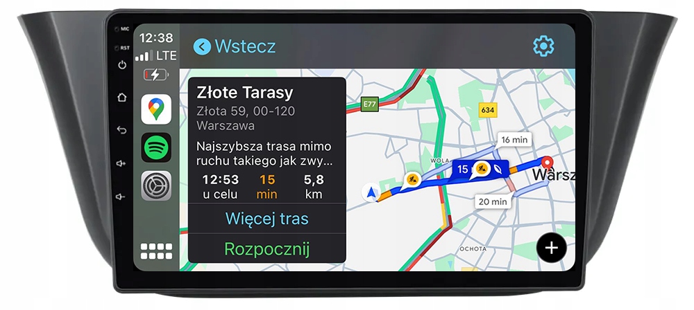 Iveco Daily Android Carplay Radio Nawigacja 8GB/128GB Dsp