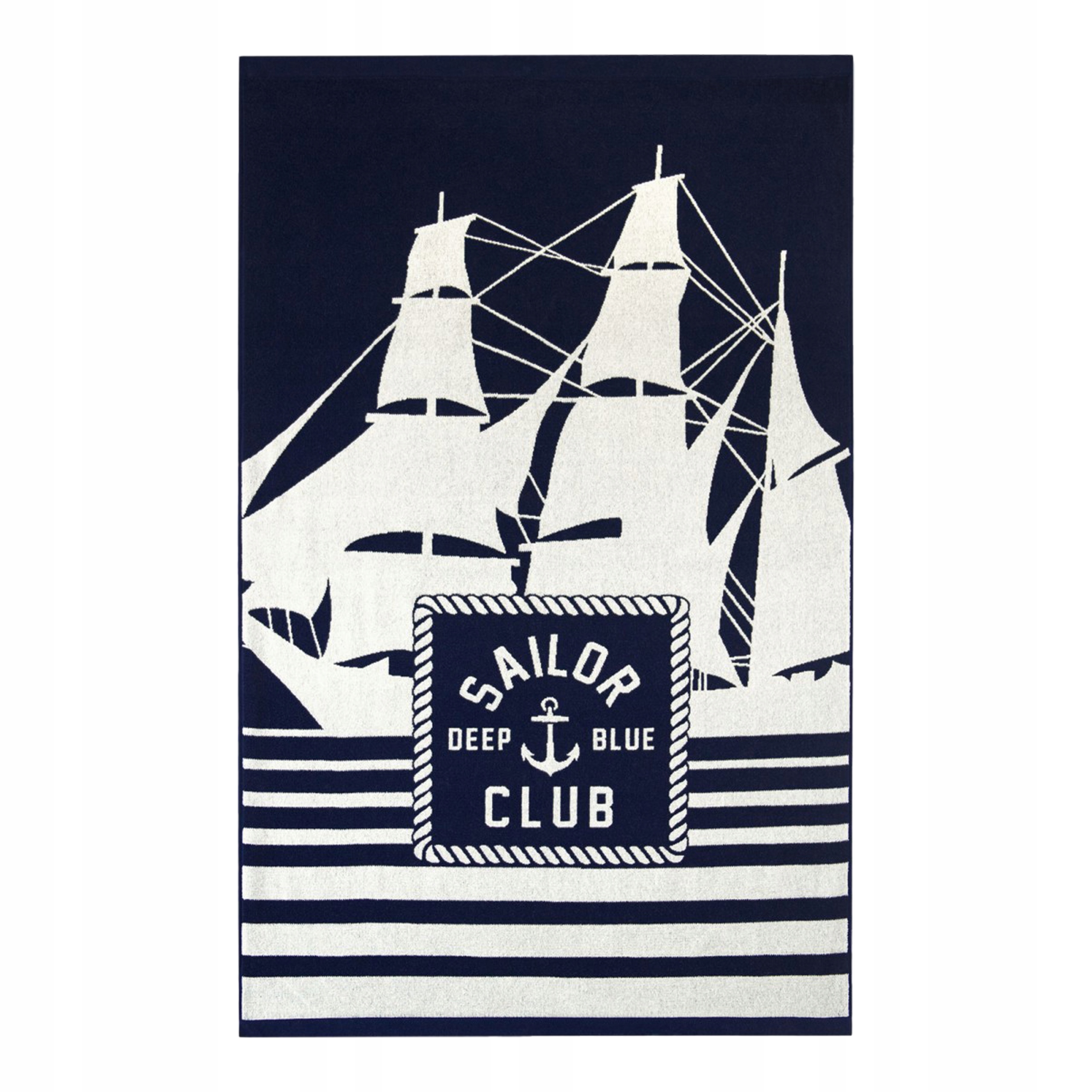 Ręcznik Plażowy Zwoltex Bawełna Duży Chłonny Basen Sauna welur sailor
