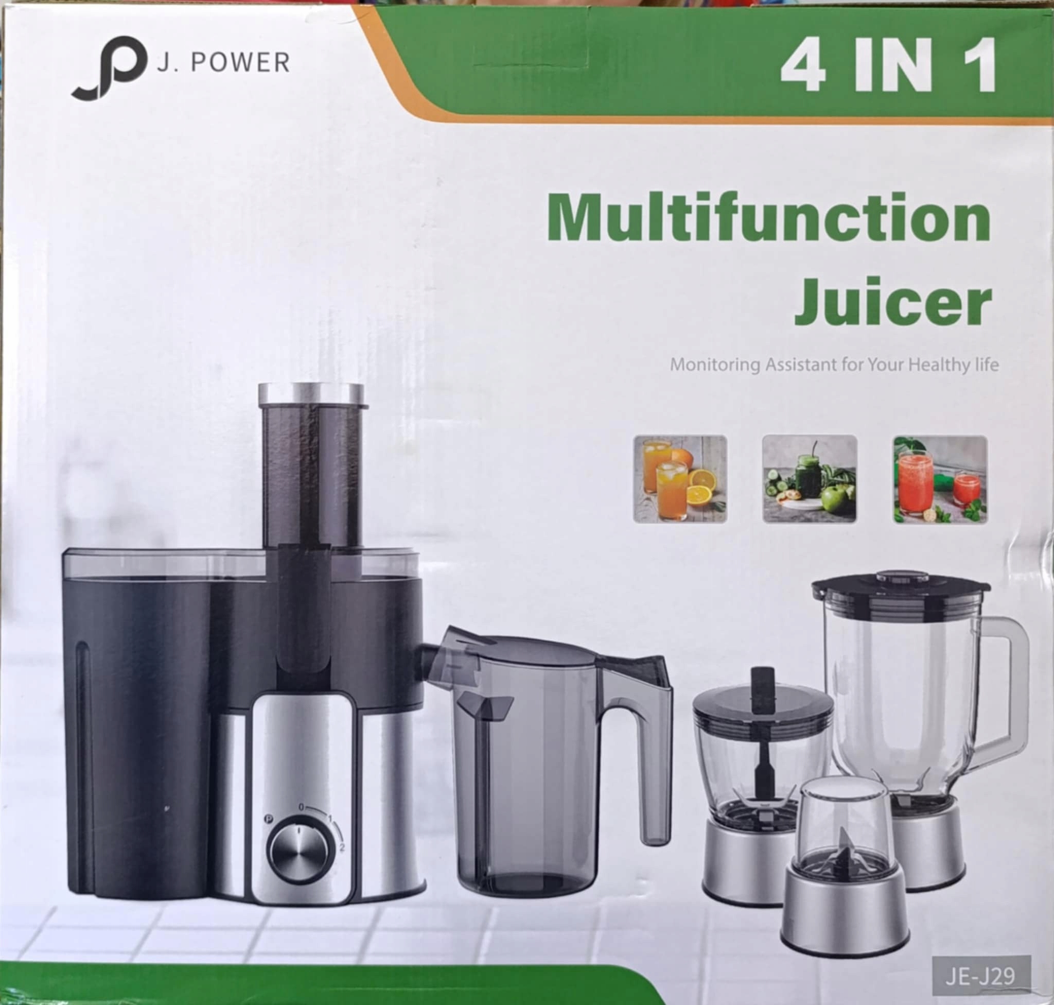 J. Power Multifunkční odšťavňovač 4v1