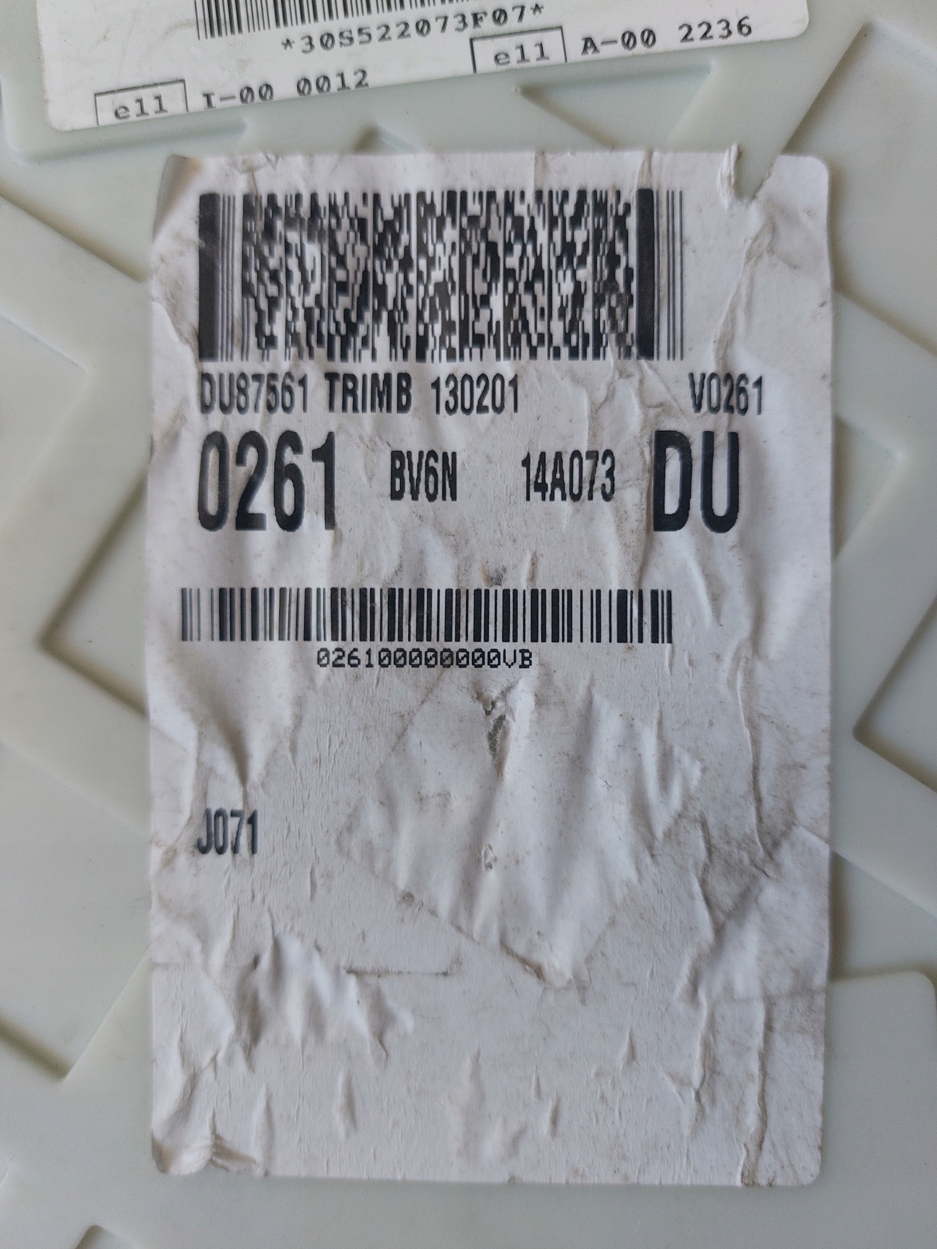 Module fusibles C-MAX BV6N-14A073-DU