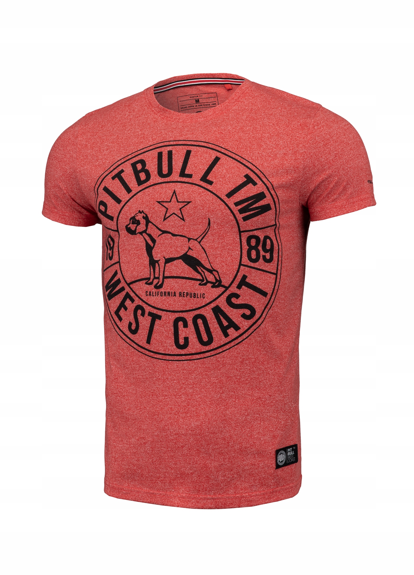 

Pitbull Koszulka Custom Fit Circle Dog (s) Red