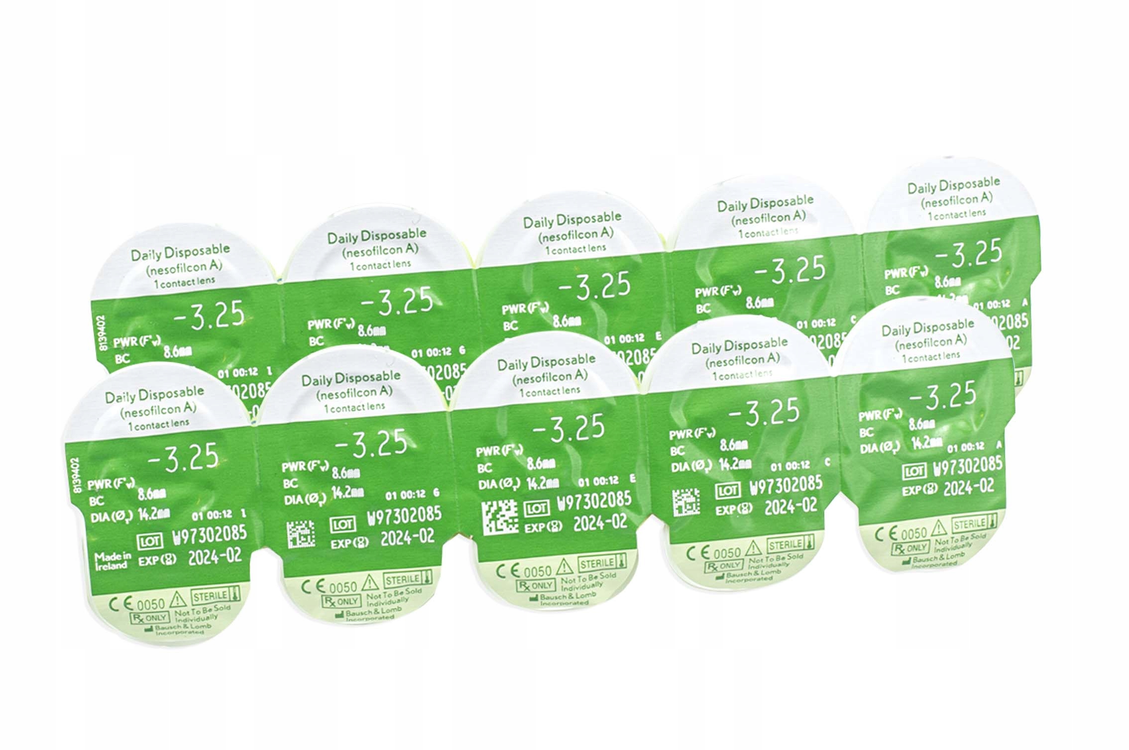 

Biotrue ONEday 10szt -3,25 8.6