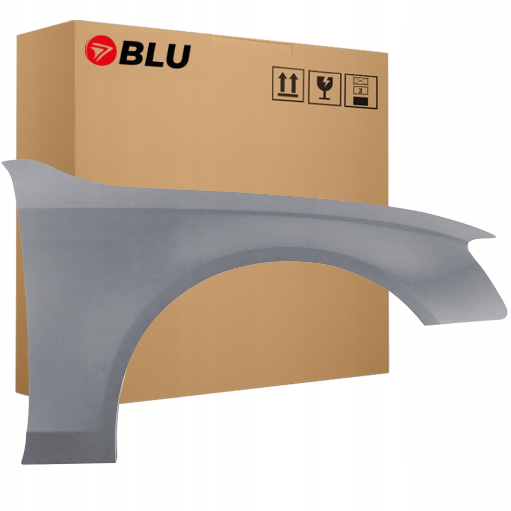 Blu Blatník Audi A4 B8 S4 LY7G pravý stříbrný 11-15 přední výtah