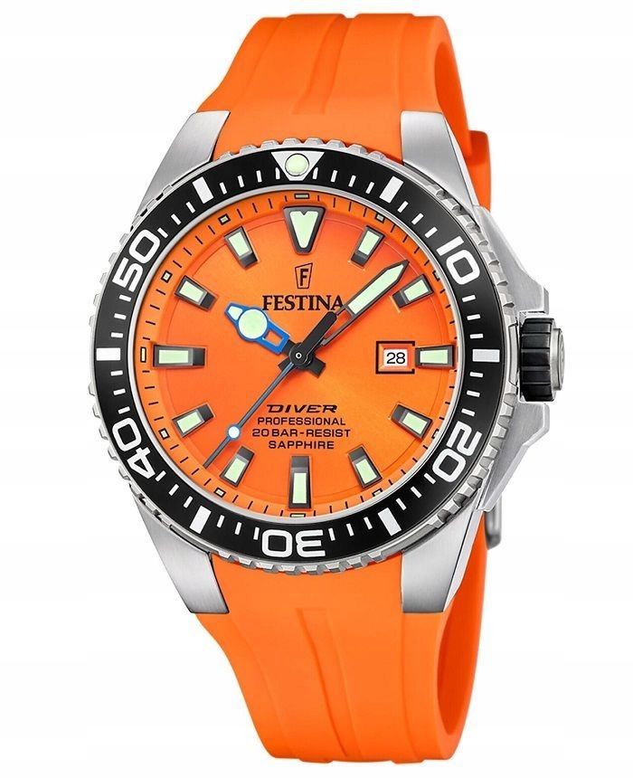 Pánské Hodinky Festina Diver Professional F20664/4 46,00 mm 20ATM