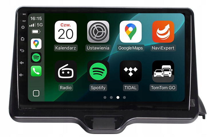 Toyota Yaris 2019+ Rádio Navigace Android Carplay Mapy 8GB/128GB Dsp