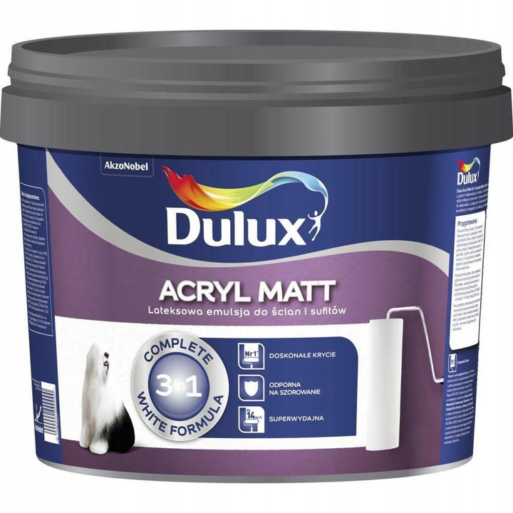 

Farba Do Ścian Dulux Acryl Matt 3L