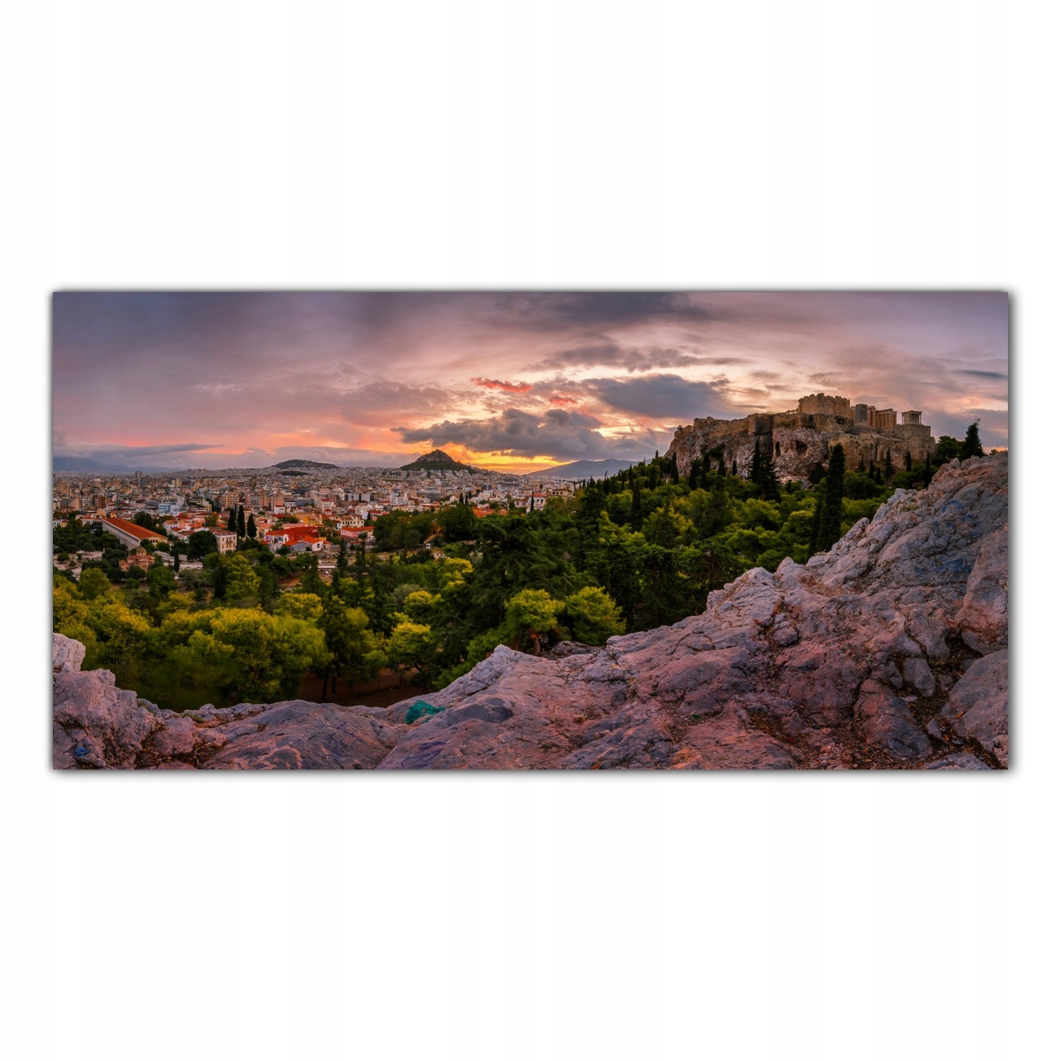 

Obraz na szkle Foto Grecja Wschód Słońca 120x60