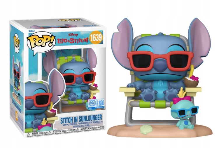 Stitch in Sunlounger Premium 1639 Disney Lilo & Stitch Funko Pop!