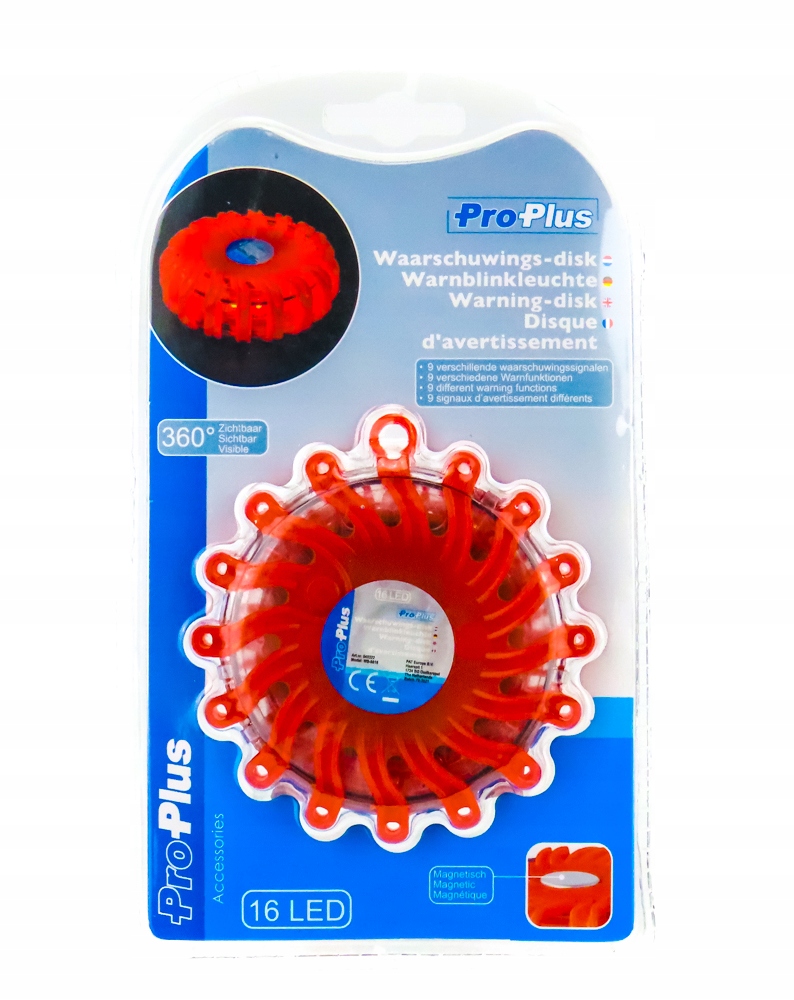 LAMPA OSTRZEGAWCZA BŁYSKOWA LED KOGUT DYSK MAGNES Producent części ProPlus
