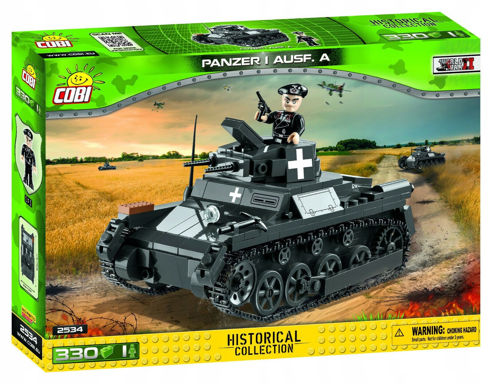 

Cobi Klocki Niemiecki czołg lekki Panzer I 2534