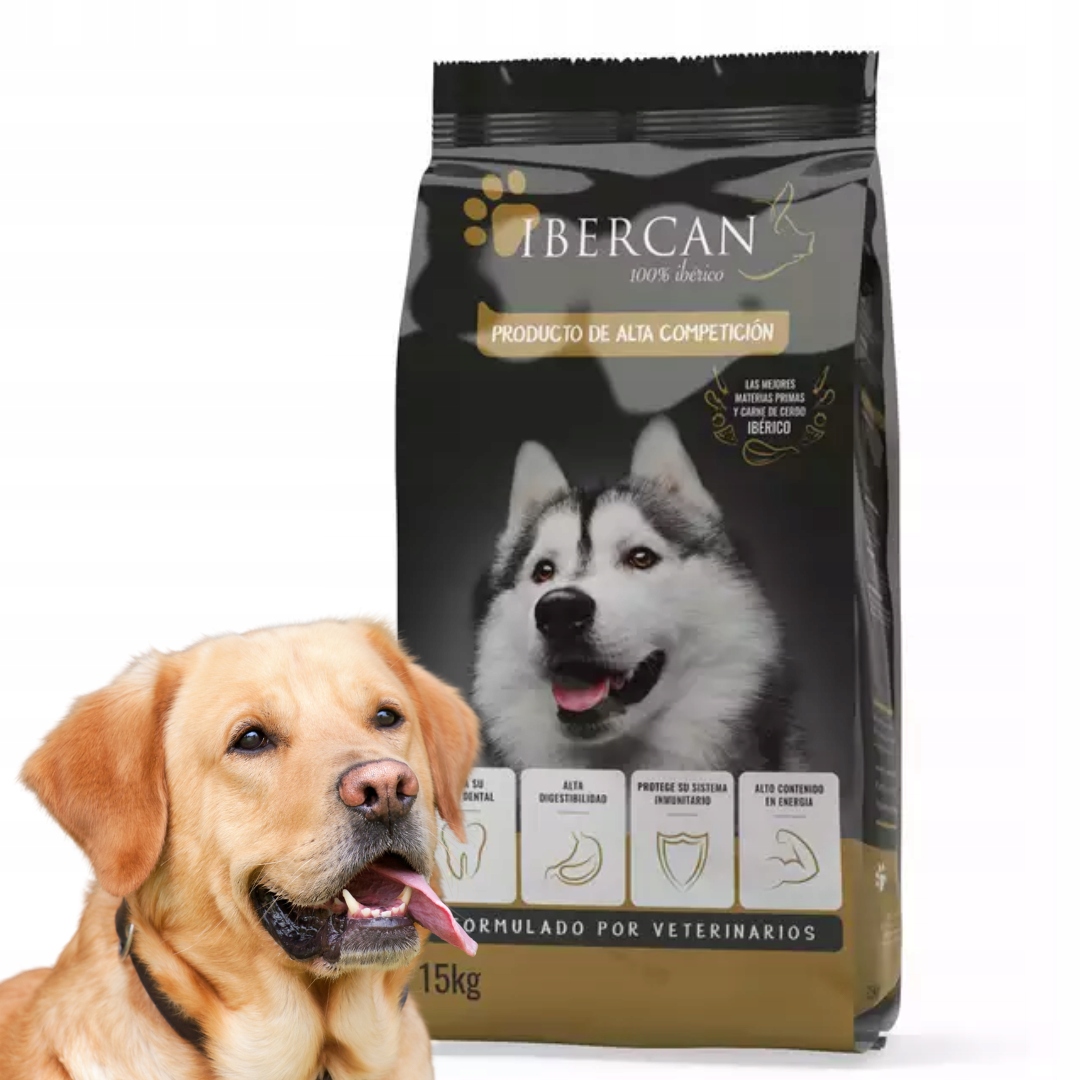 Ibercan pro dospělé psy s hovězím masem 15 Kg suché krmivo pro psy