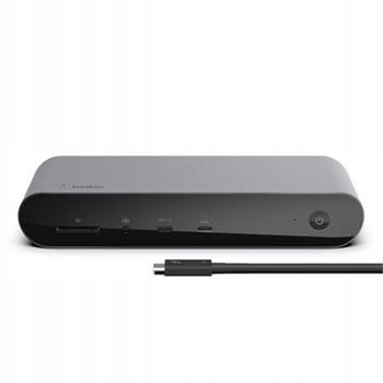 Belkin Thunderbolt 4 Pro Dock podpora 3 displejů až 8K, TB4, Usb-c, Usb-a