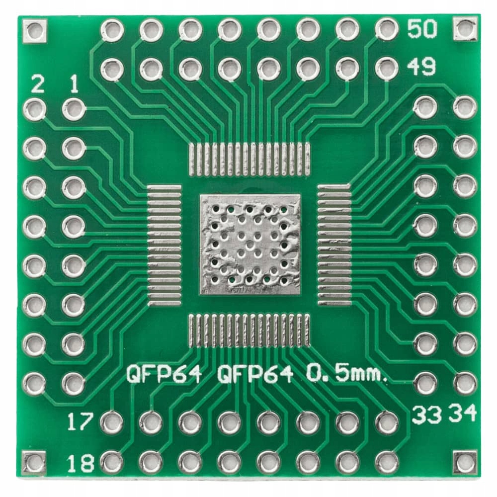 Adapter QFP64 QFN64 0.5/QFP64-32 0.8 na DIP