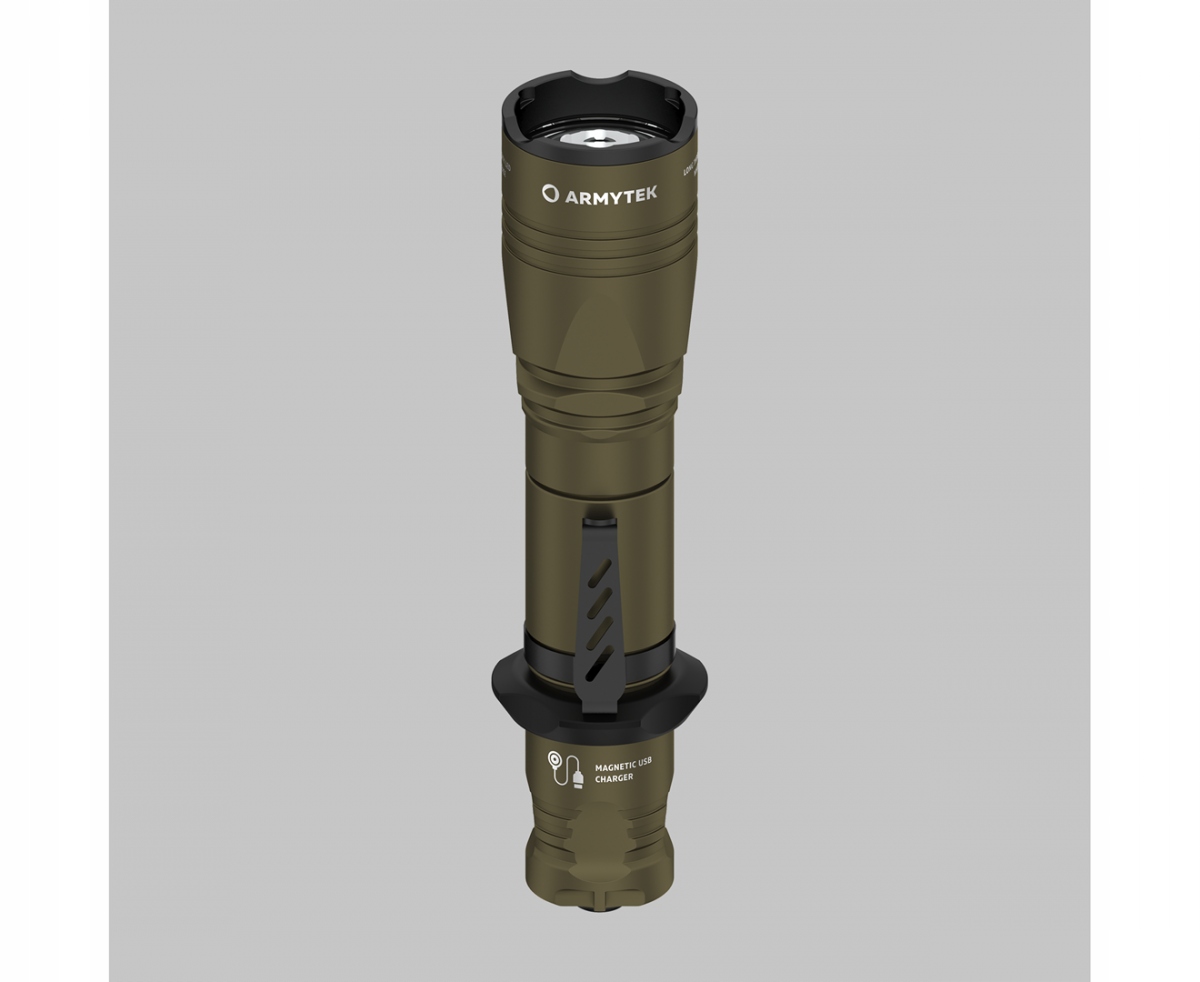 Taktická Lampa Armytek Dobermann Pro 1400 lm Magnetická Zelená