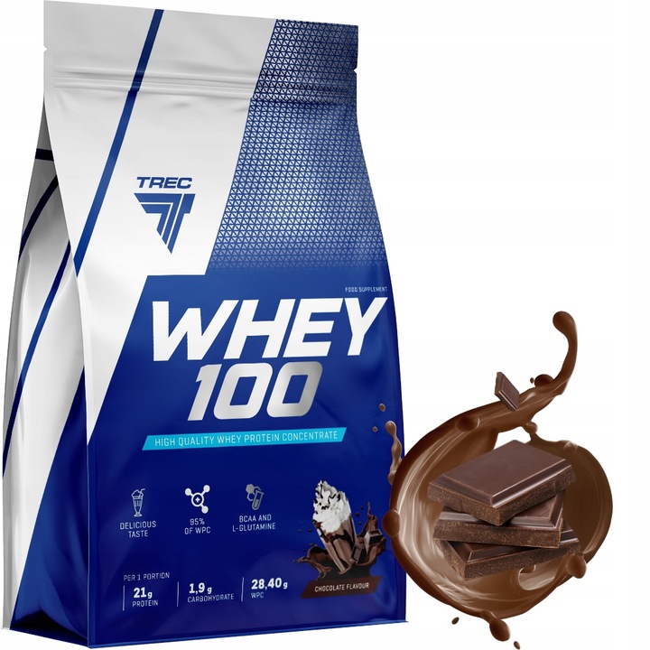 Vynikající Protein Wpc Trec Whey 100 900 g Bílkoviny Na Hmotu Svaly Pro Trénink