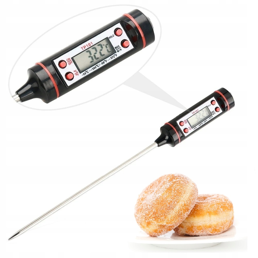 Elektroniczny termometr do oleju pączki do pączków smalcu tłuszczu