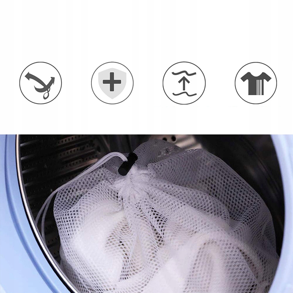 WOREK SIATKA DO PRANIA BIELIZNY BIUSTONOSZY SKARPET WORECZEK Z ZAMKIEM Marka inna