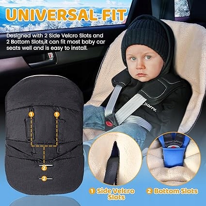 Orzbow uniwersalne Mufki do fotelika Szerokość produktu 45 cm