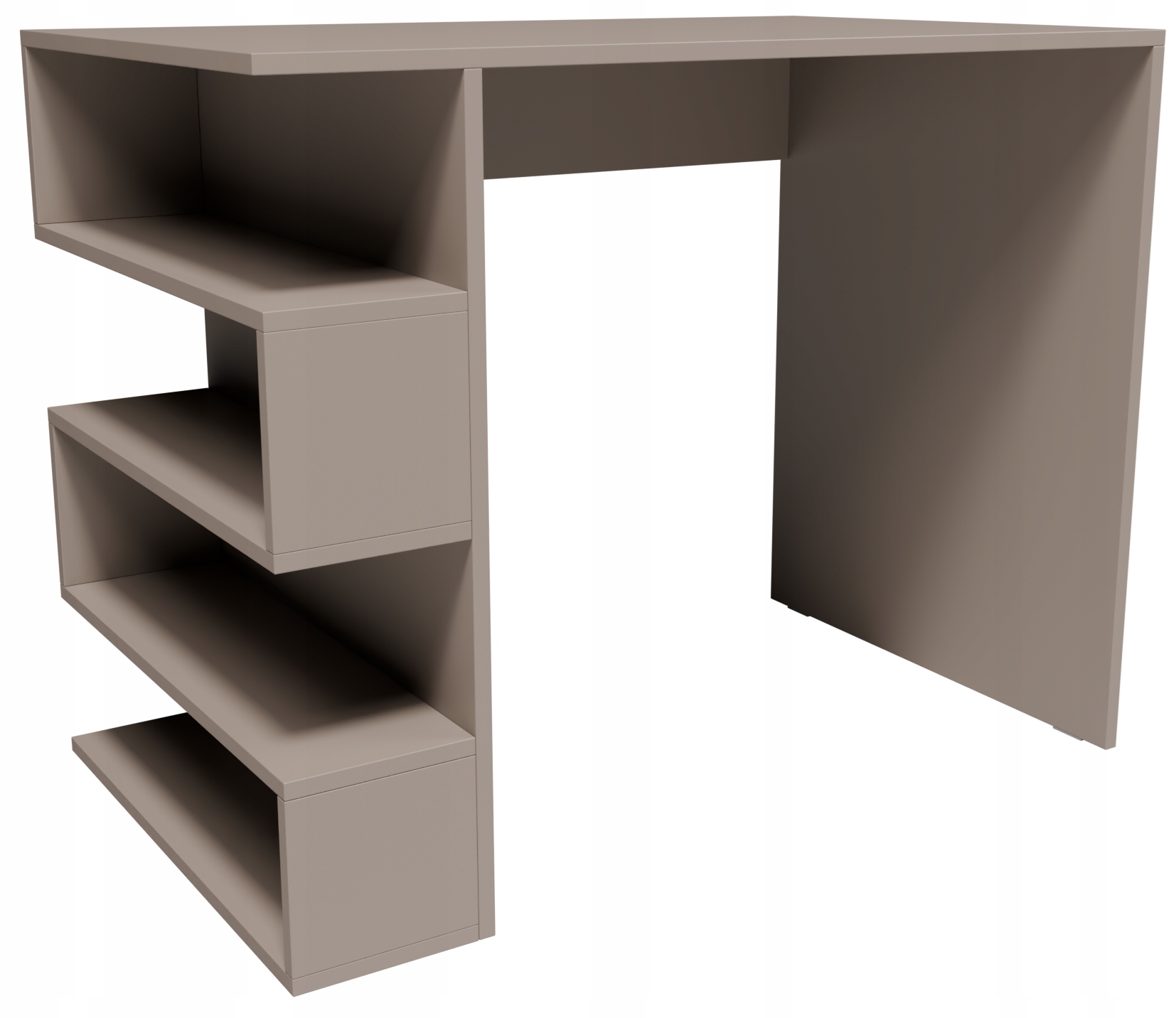 Písací stôl CR3-STERN T-12 90 cm kašmír s regálom a policami, detská izba