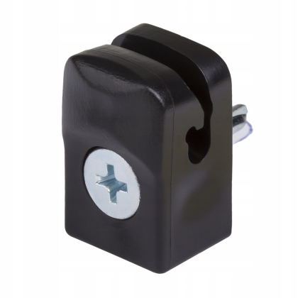 PRZELOTKA do DRUTU przelotki do ogrodzeń 100 SZT CZARNE