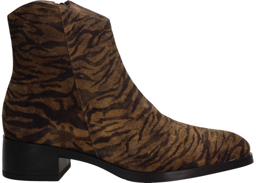 Wonders Kotníkové Boty D-1801 40 Bonjour Zebra Tabac