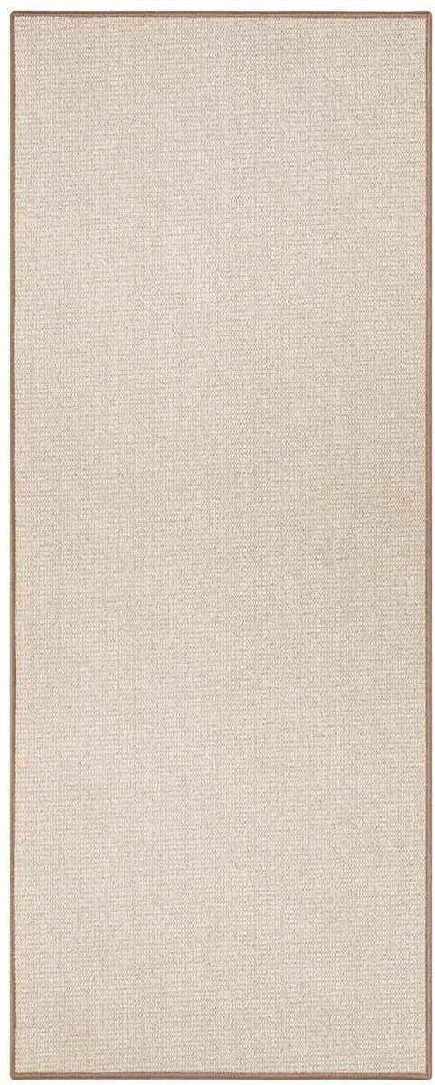 Behúň béžový protišmykový na gume 80x300 cm