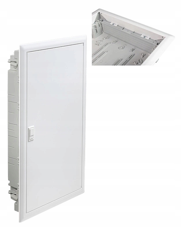 Podomítkový rozvaděč s kovovými dveřmi Rpdm 3x14 modulů N+pe IP40