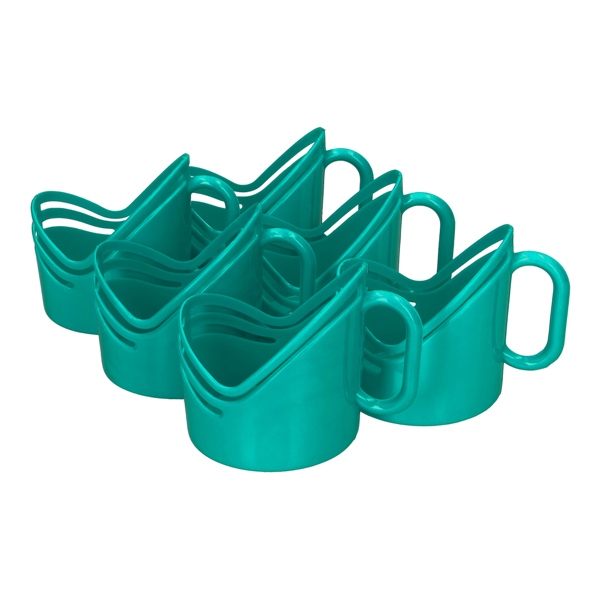 KOSZYCZKI UCHWYTY DO SZKLANEK 6 SZT PLASTIKOWE Kod producenta 0222