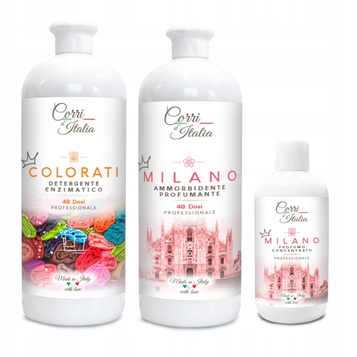 Levně Corri d'Italia sada: Coloarti na praní parfém a koncentrát Milano