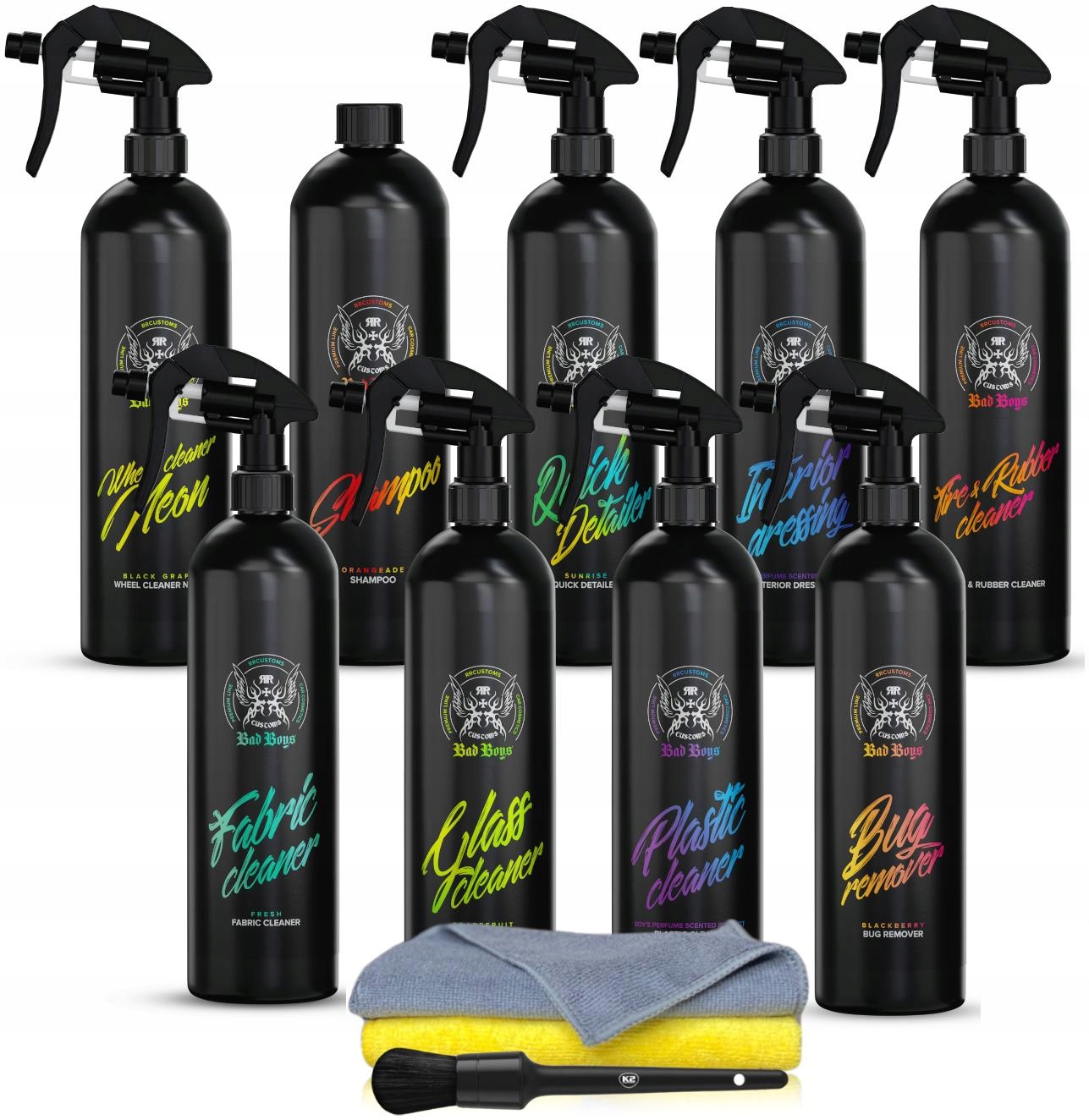 RR Customs RRC Bad Boys Mega Zestaw Kosmetyków Do Auta Detailing Prezent