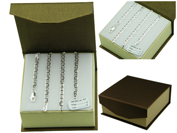 

Srebrny Łańcuszek Gucci Diamentowany Próby 925