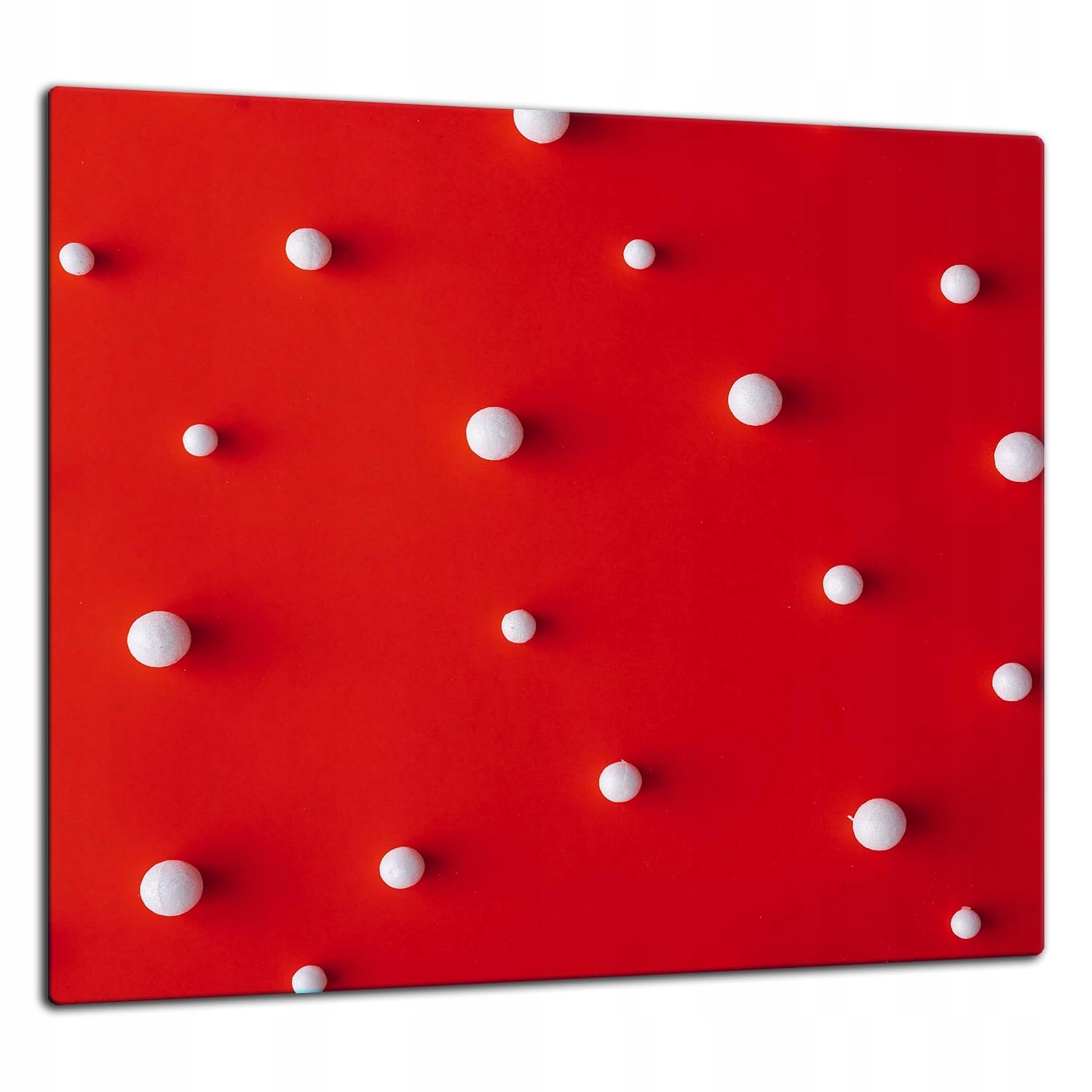 7v1 Skleněná Ochranná Deska Panel Lepidlo 65x60 Červená