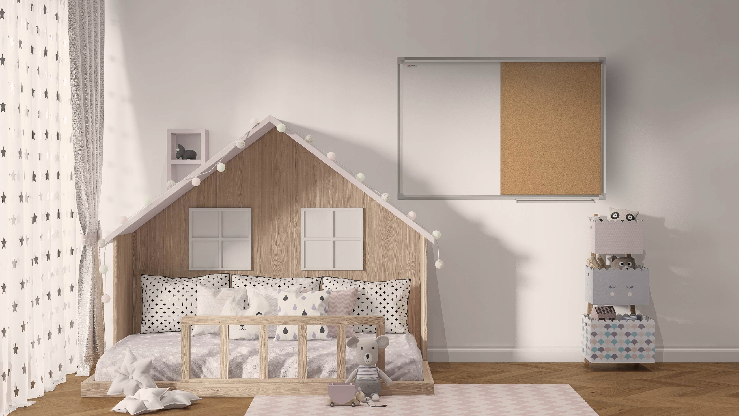 Tablica magnetyczna suchościeralna korkowa 60x40 typu COMBI Marka Allboards