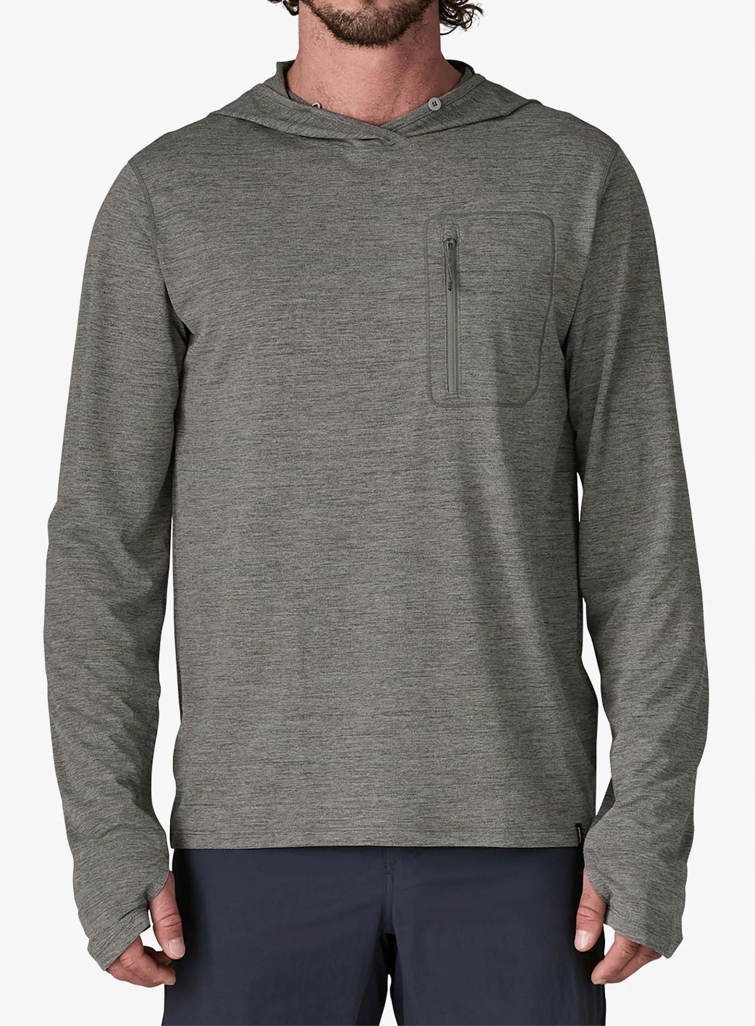 Bluza z kapturem Patagonia Cap Cool Sun Hoody forge grey/noble grey M