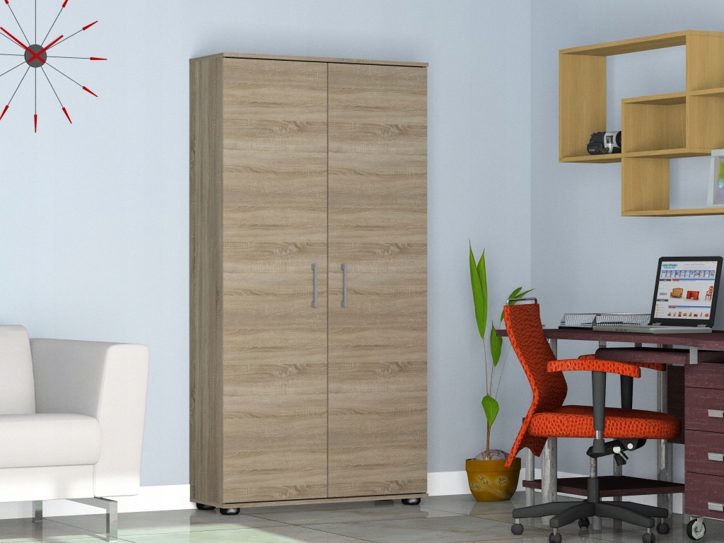 Szafa biurowa G 80 2d Sonoma z zamkiem rodo Kod producenta Wsk