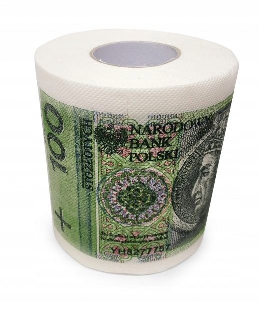 

Papier Toaletowy 100ZŁ Rolka XL Zabawny