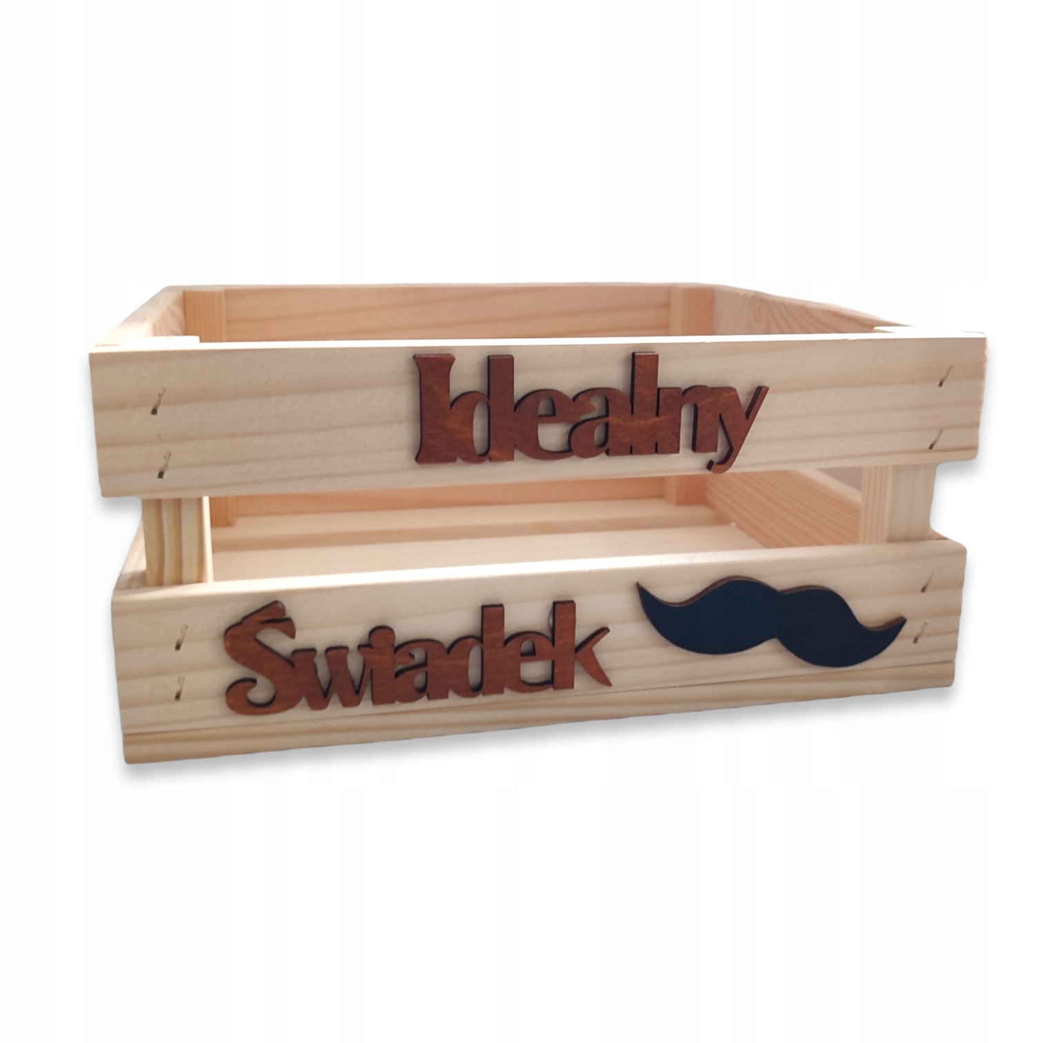 

Podziękowanie koszyk skrzynka dla świadka Ślub